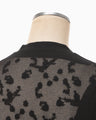 Knitted Crew Neck Top - black
