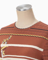 Floral Motif Intarsia Knitted Dress - vermillion