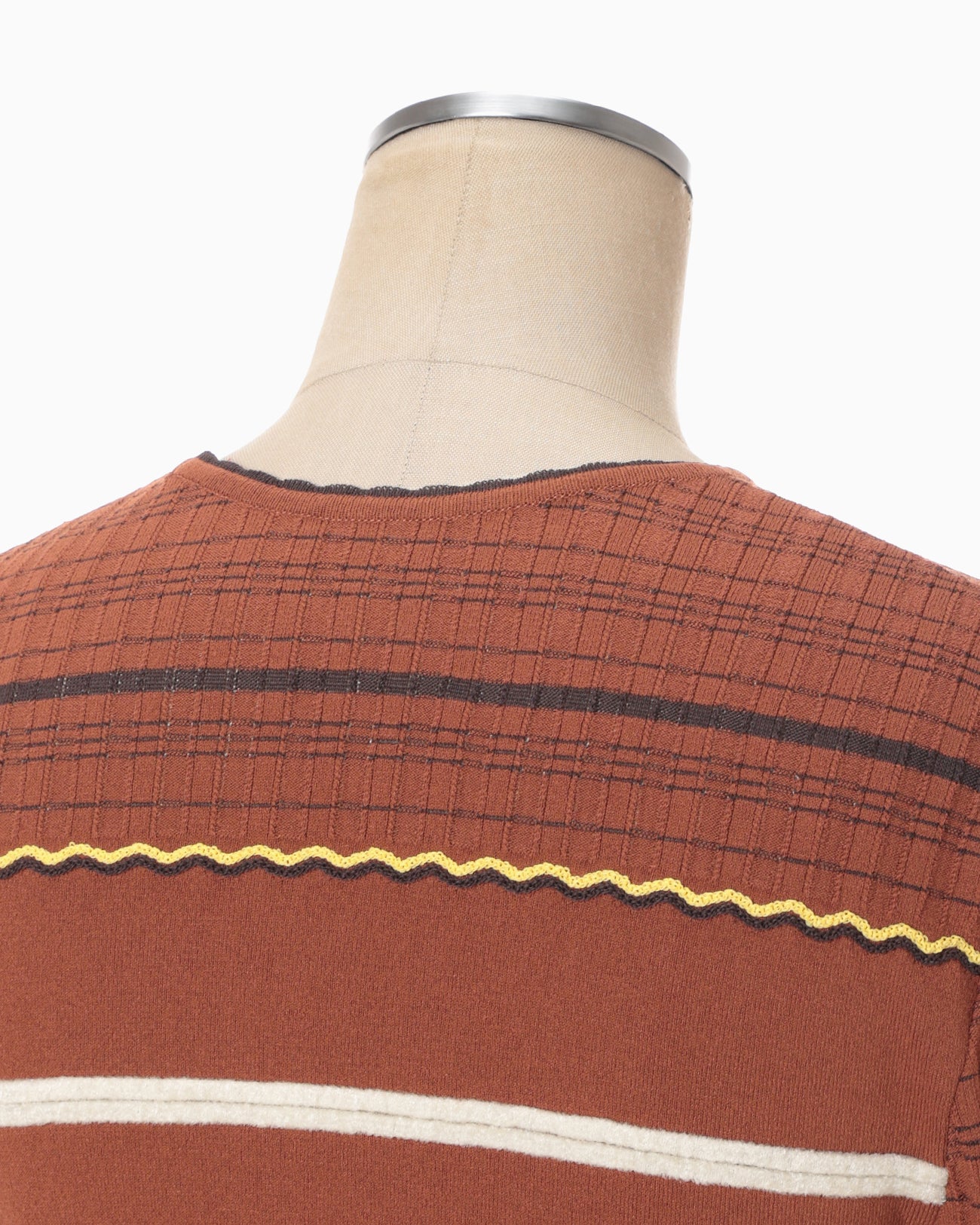 Floral Motif Intarsia Knitted Dress - vermillion