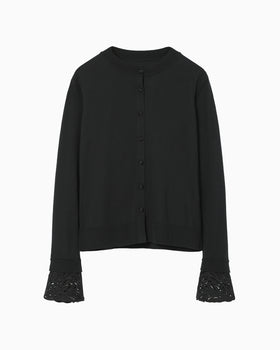 mame kurogouchi◆Boat Neck Pin Tucked Shirt/1/コットン/BLK/MM20SS-SH008 Oversized Cotton Boat Neck Top(2 GREY): Mame Kurogouchi