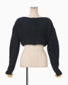 Silk Knited Cardigan - navy