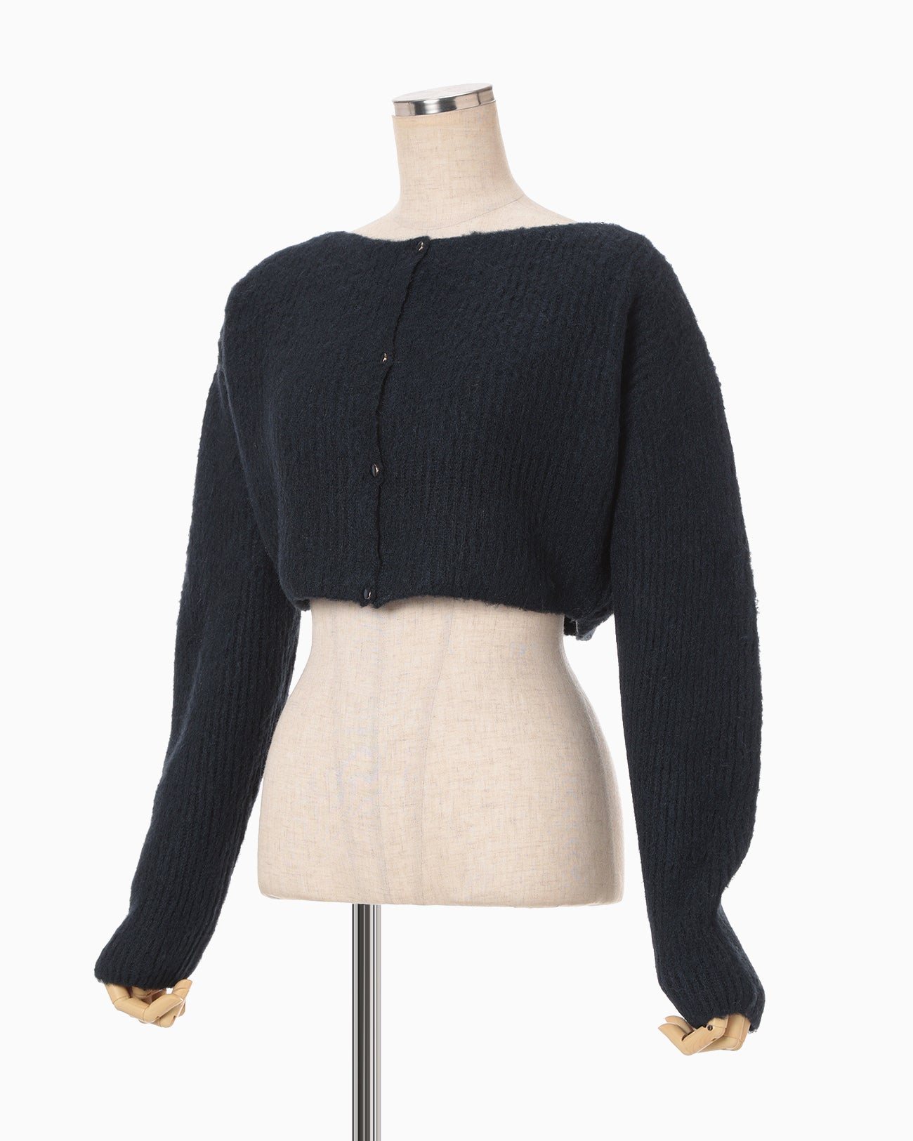 Silk Knited Cardigan - navy