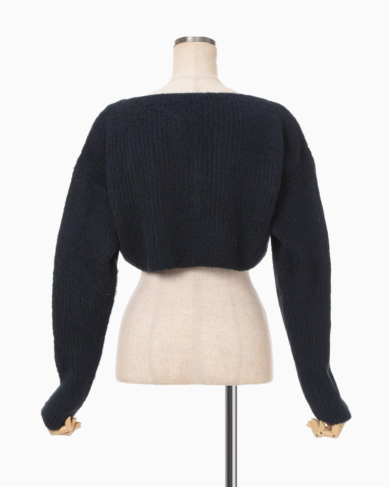 Silk Knited Cardigan - navy