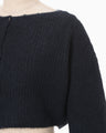 Silk Knited Cardigan - navy