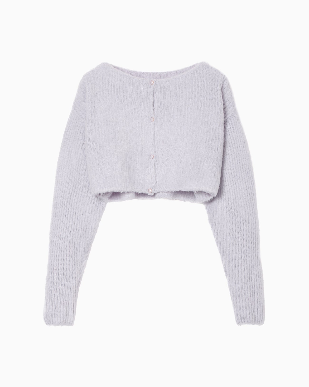 Silk Knited Cardigan - purple