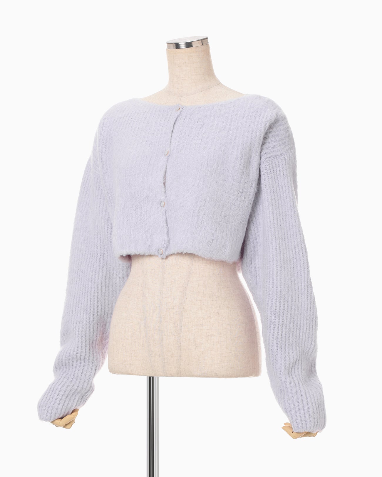 Silk Knited Cardigan - purple