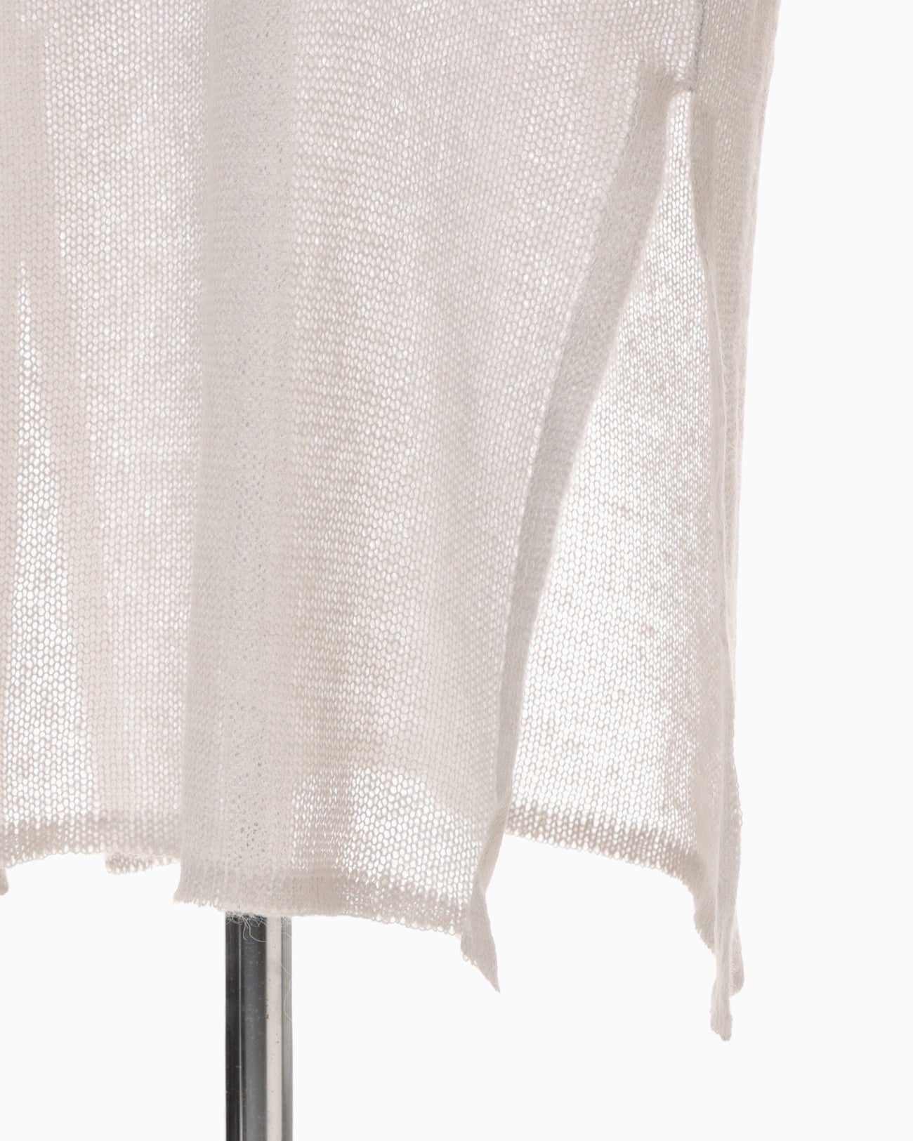"Katachi" Motif Knited Dress - grey
