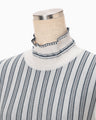Asymmetric Knitted Volume Dress - grey