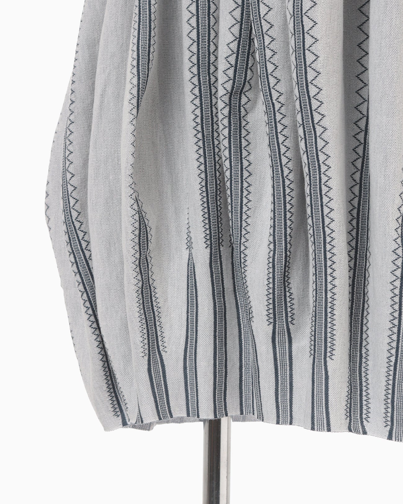 Asymmetric Knitted Volume Dress - grey