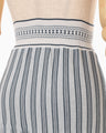 Asymmetric Knitted Volume Skirt - grey
