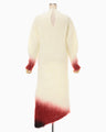 Fur Knitted Dress - white