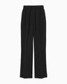 Wool Venetian Trousers - black
