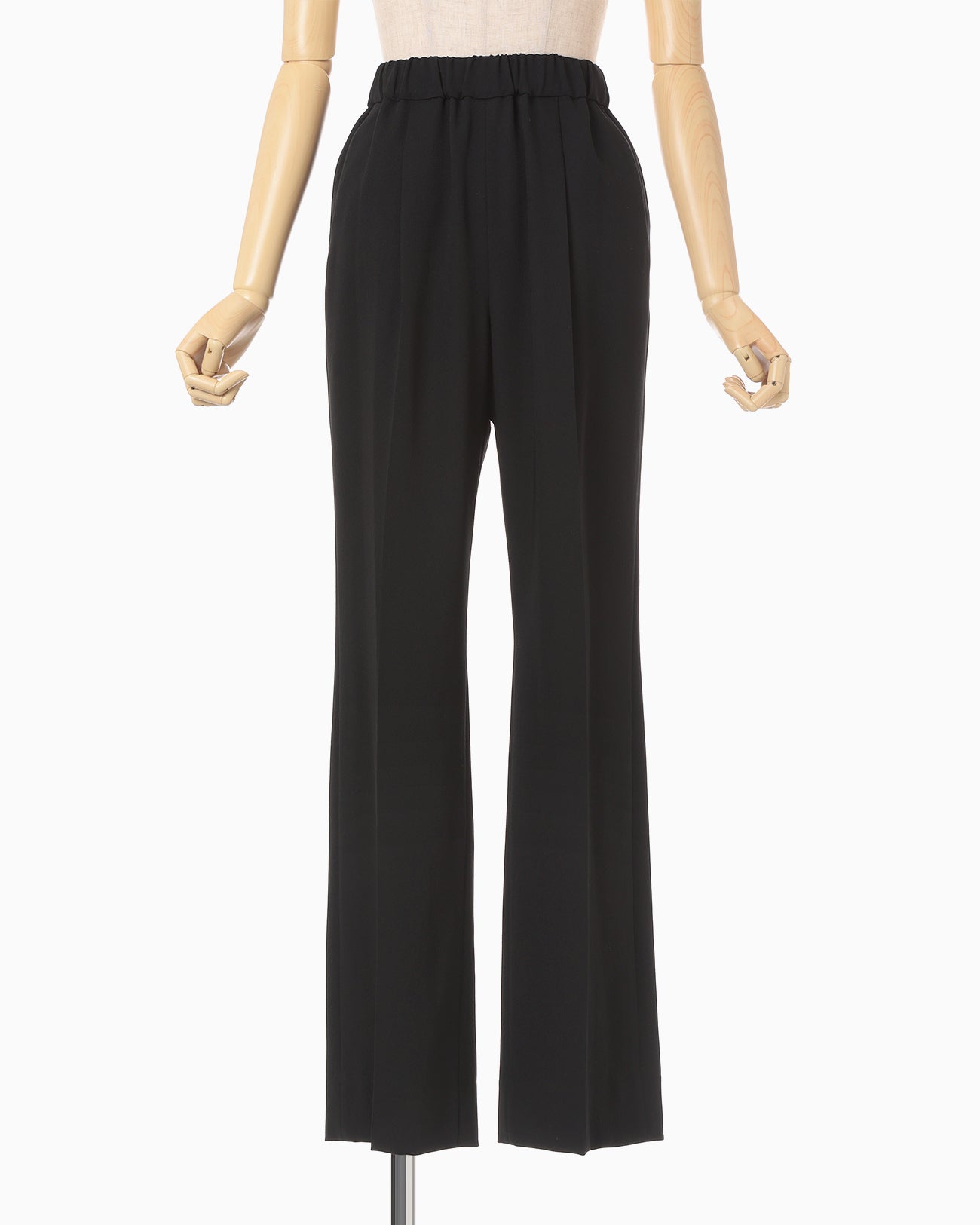 Wool Venetian Trousers - black