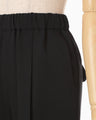 Wool Venetian Trousers - black