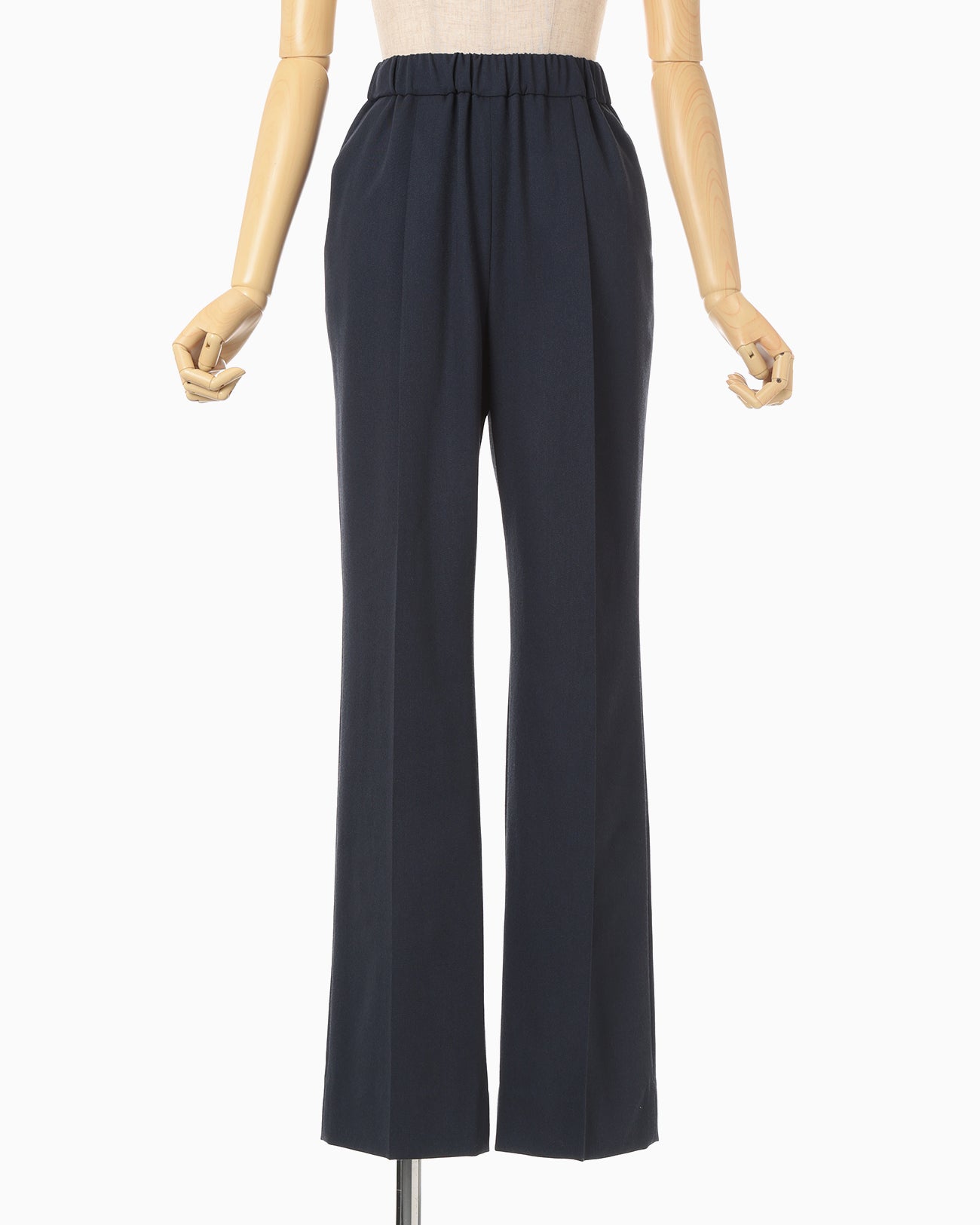 Wool Venetian Trousers - navy