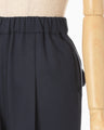 Wool Venetian Trousers - navy