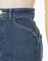 Stretch Straight Cut Jeans - blue
