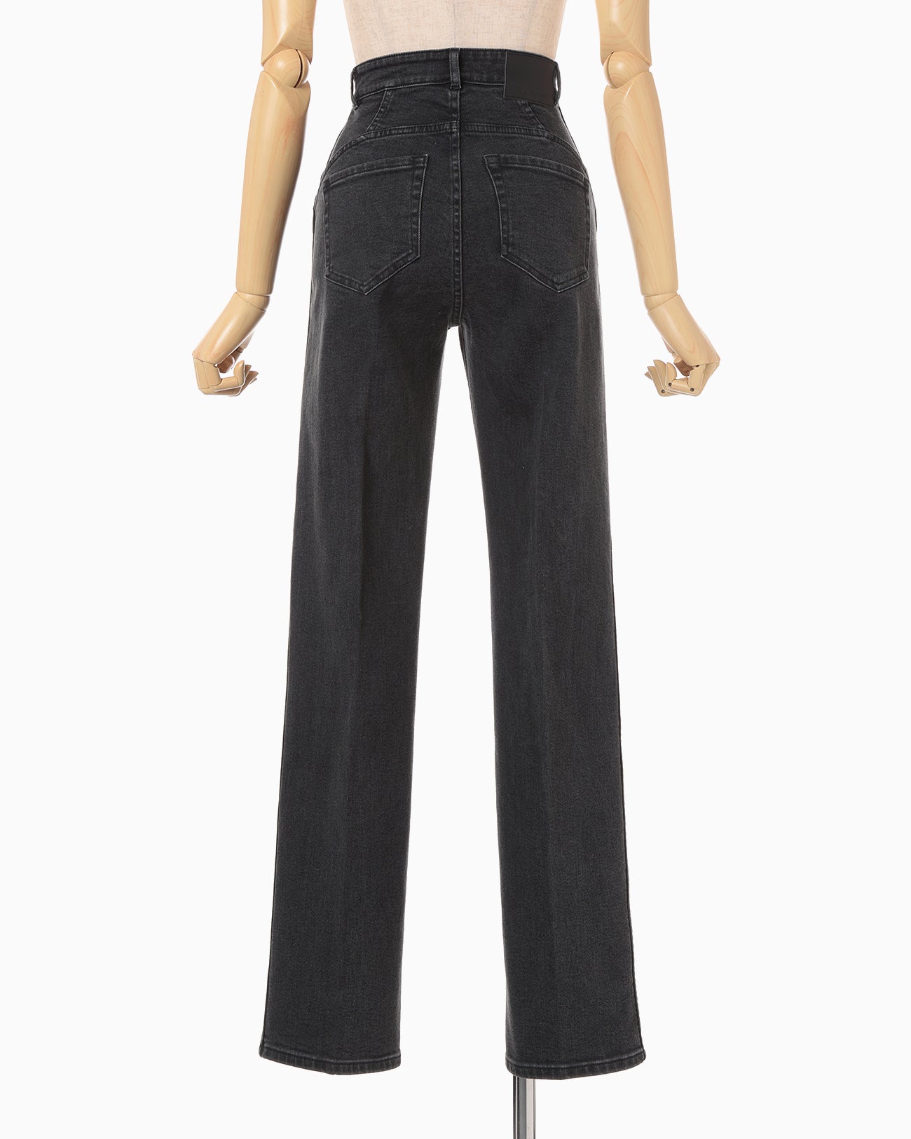 Stretch Straight Cut Jeans - grey