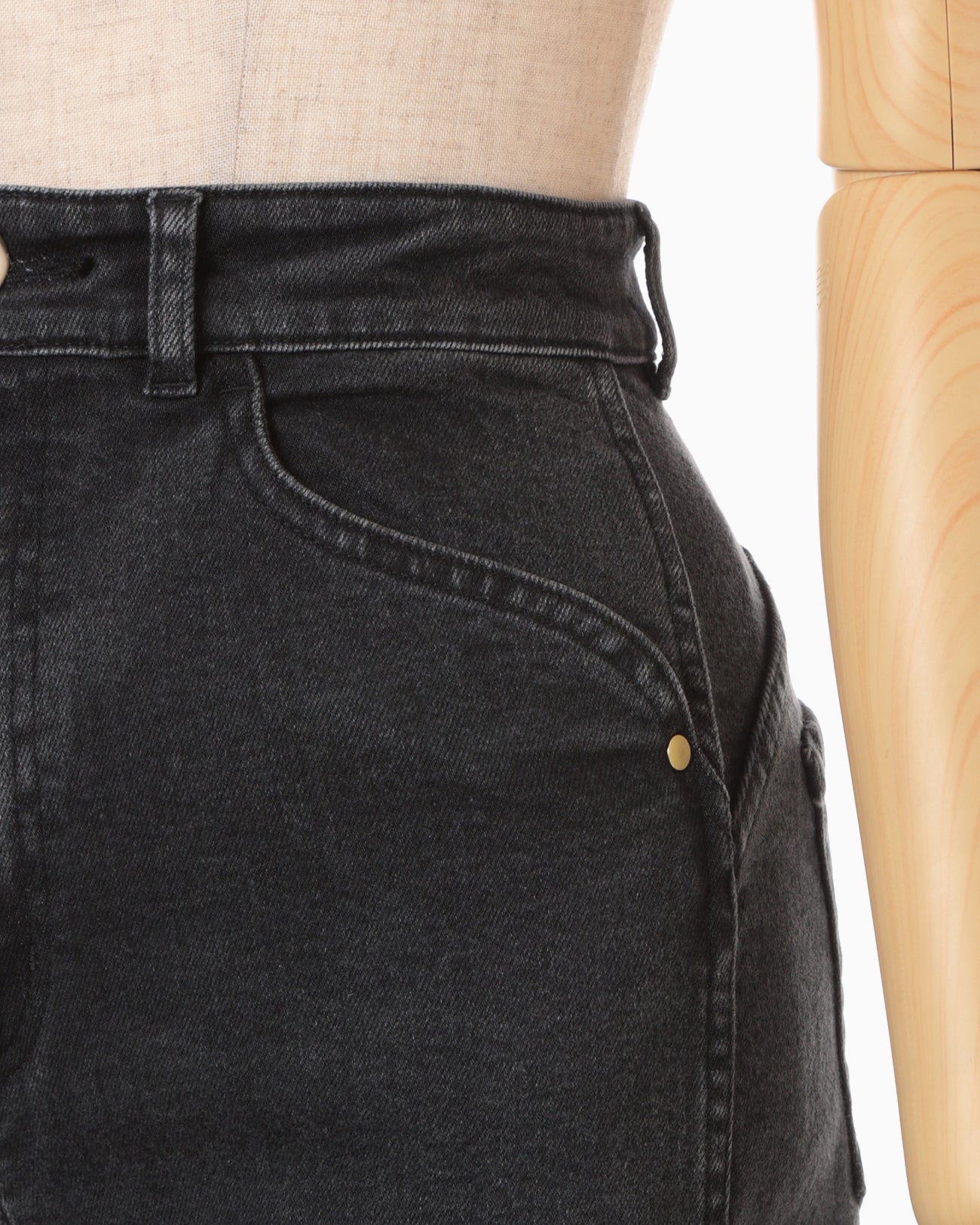 Stretch Straight Cut Jeans - grey