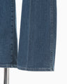 Stretch Cropped Flare Jeans - blue