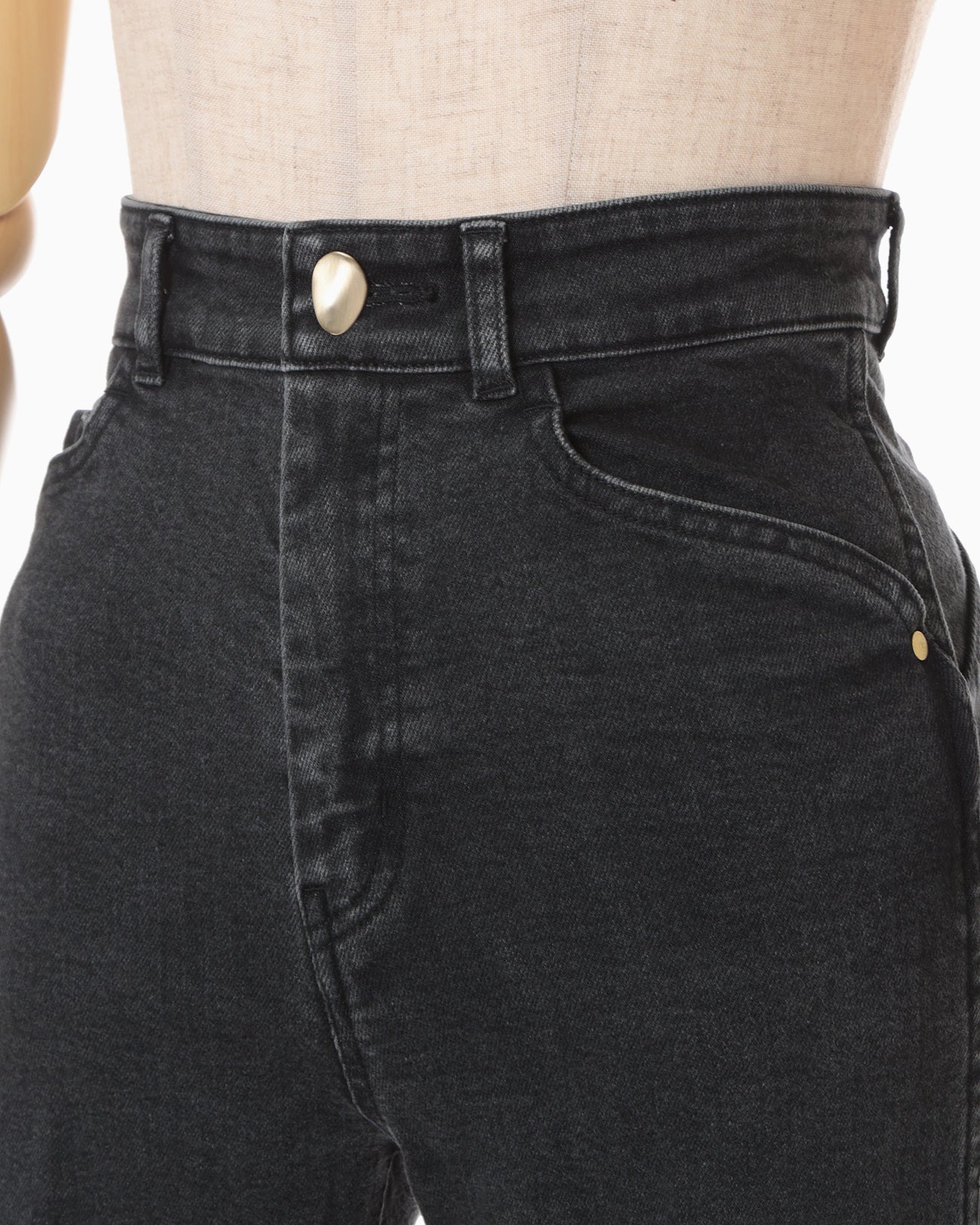 Stretch Cropped Flare Jeans - grey