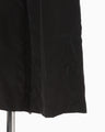 Silk Cupra Floral Embroidery Trousers - black