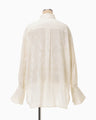 Floral Jacquard Shirt - ecru