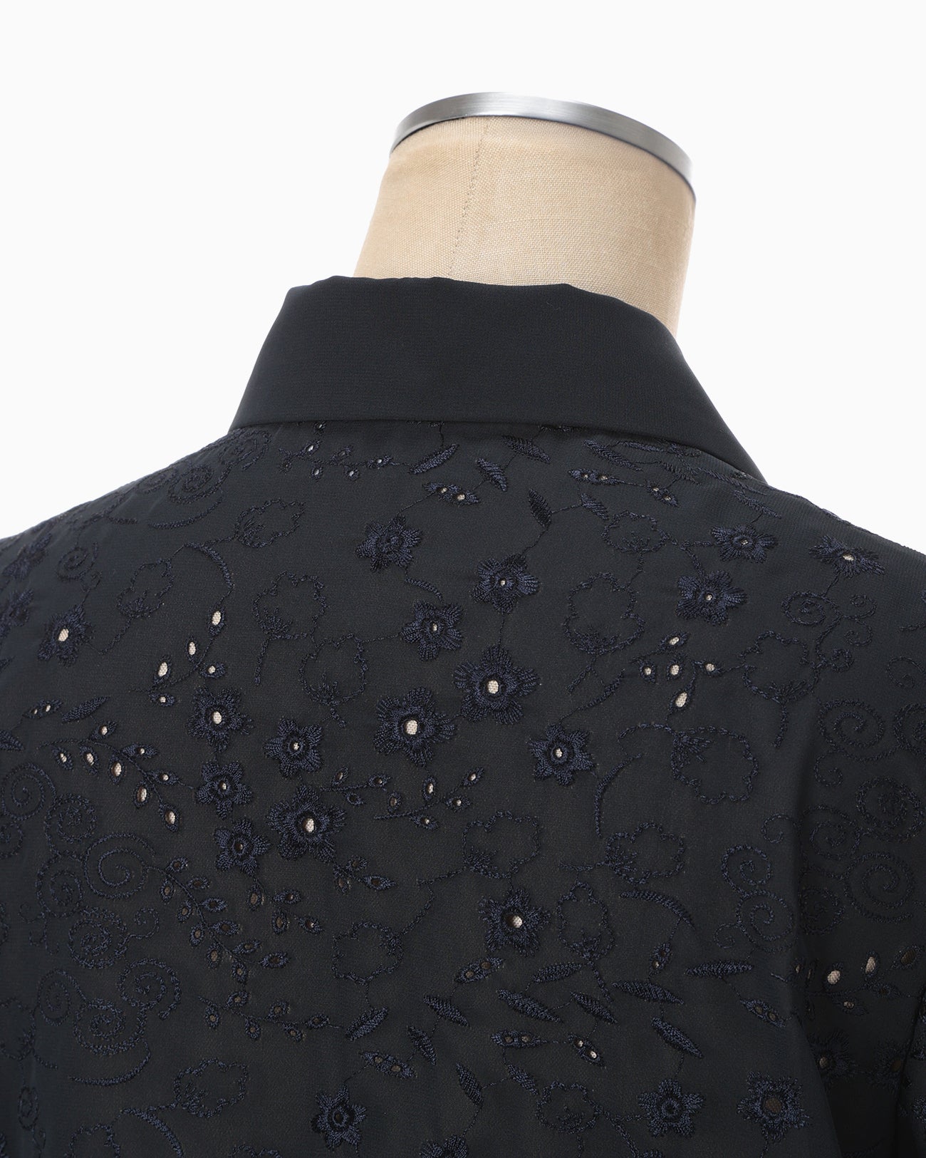 トップス Triacetate Floral Embroidery Blouse Triacetate Floral Embroidery