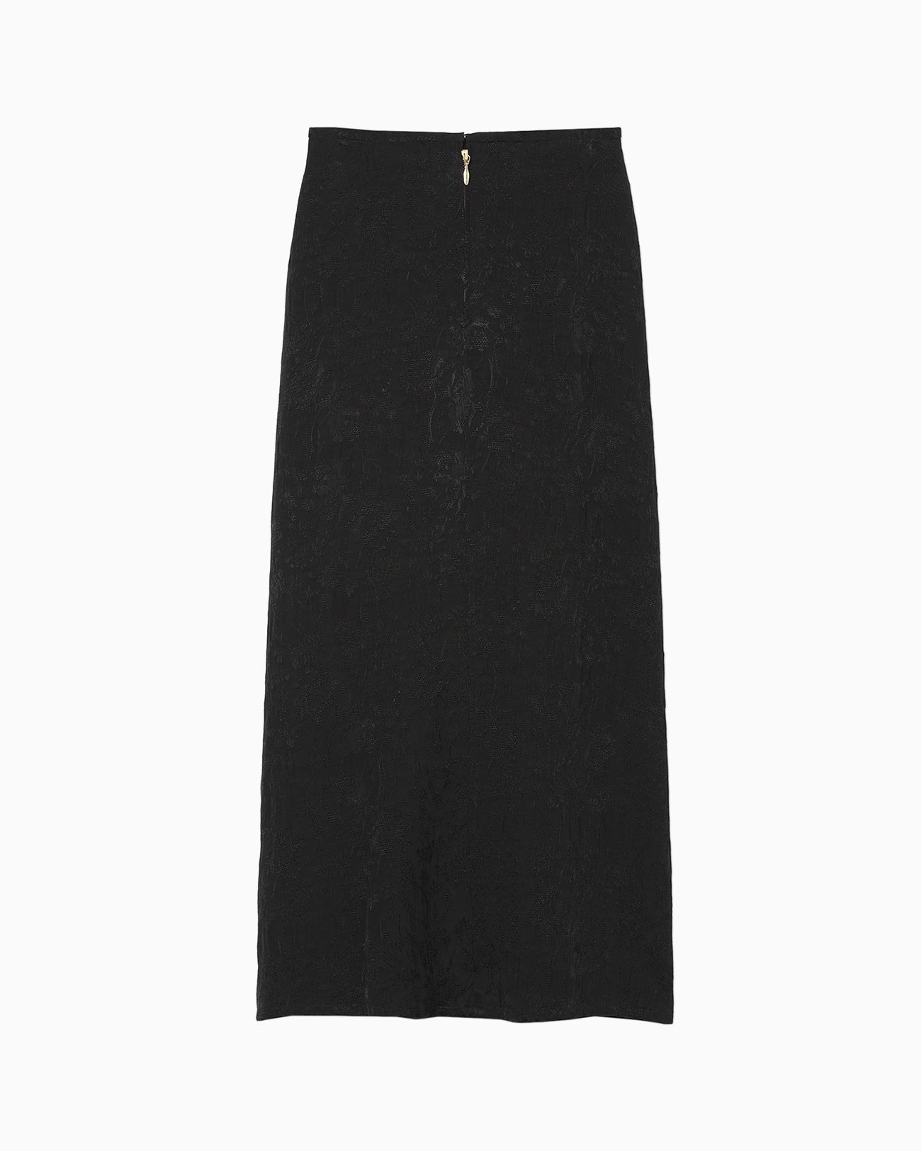 Floral Jacquard Back Drape Skirt - black - Mame Kurogouchi
