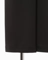 Triacetate Satin Military Style Skirt - black