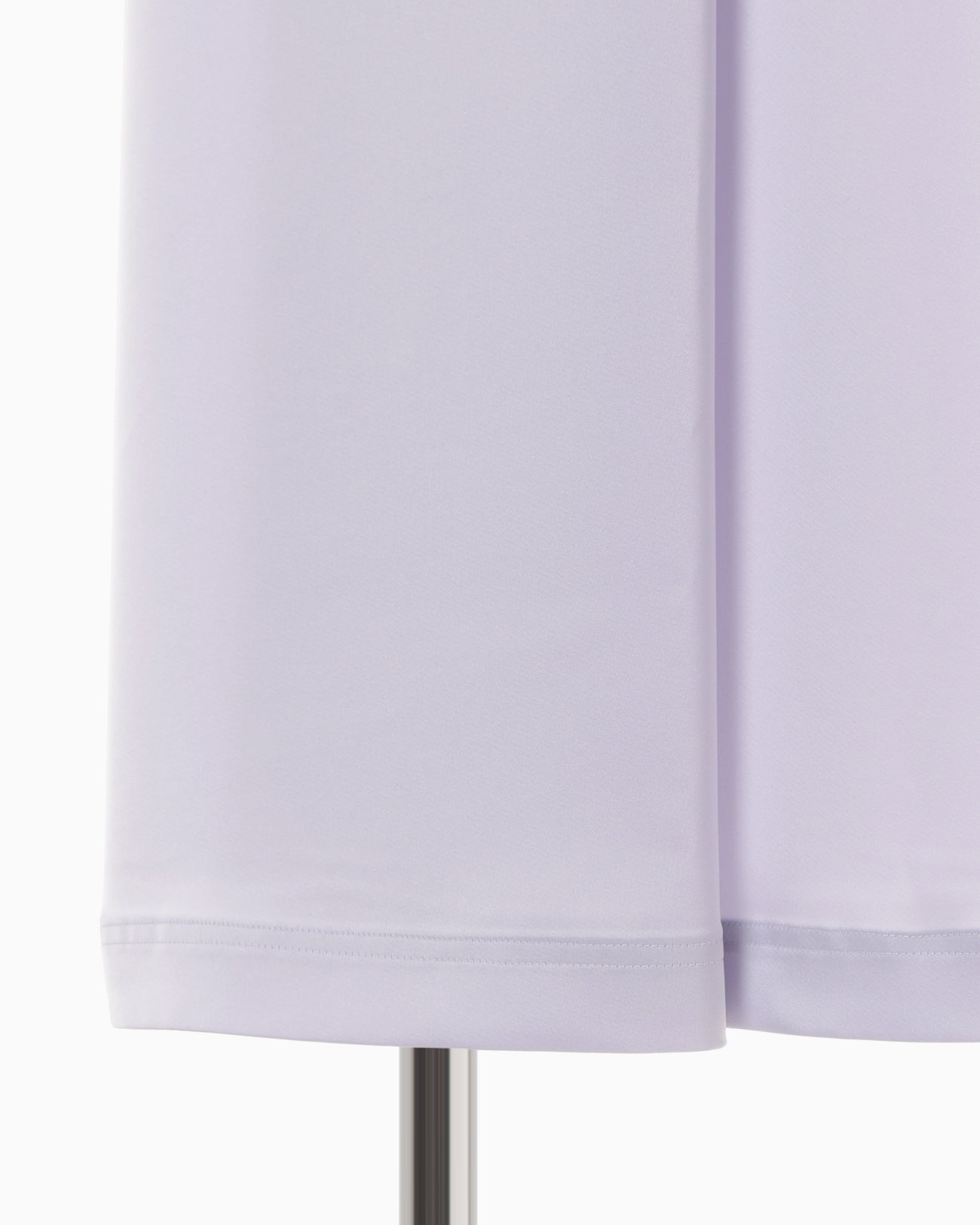 Triacetate Satin Military Style Skirt - purple