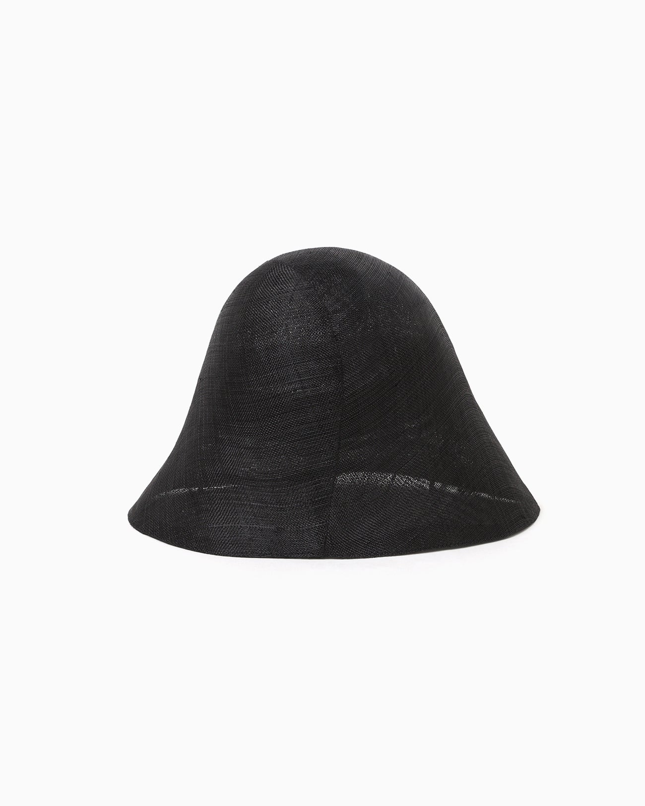 Sinamay Crochet Hat - black