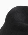Sinamay Crochet Hat - black