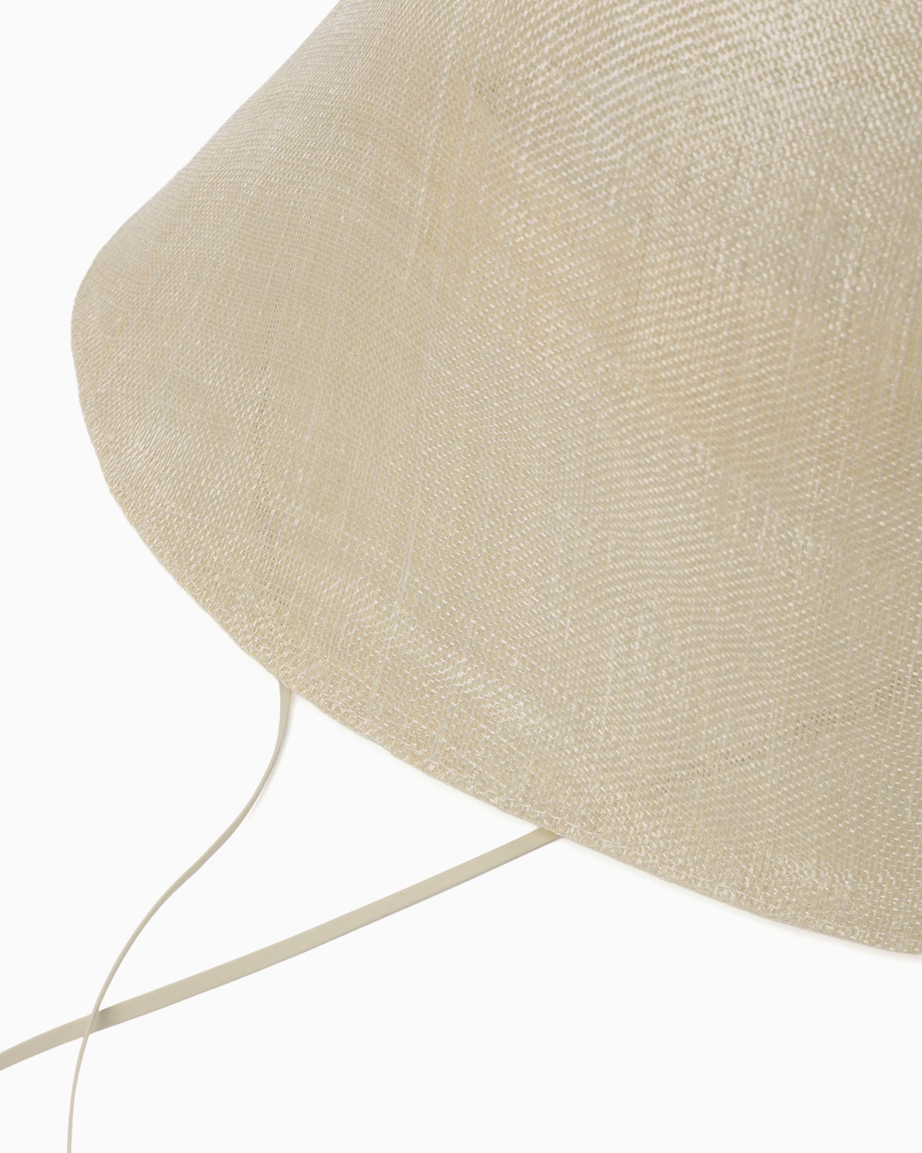 Sinamay Crochet Hat - ecru