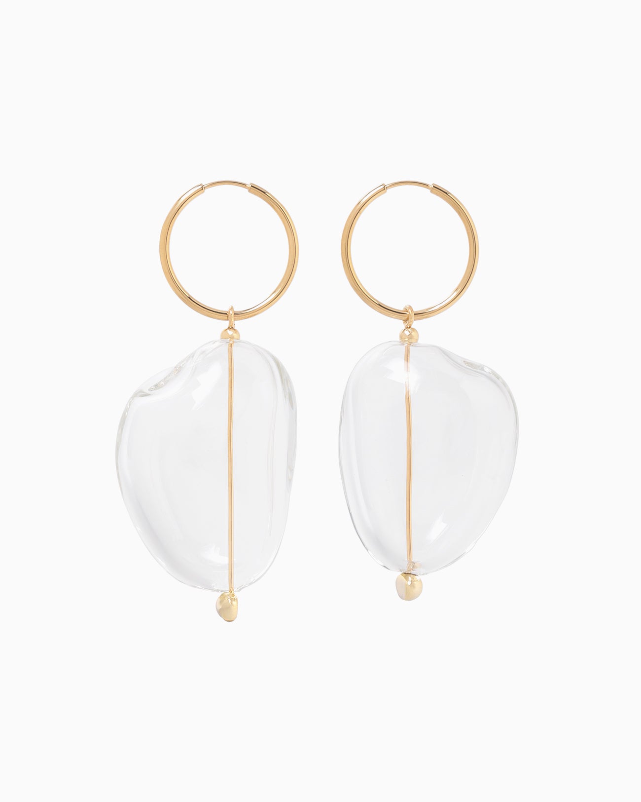 Handcrafted Glass Pierce - clear
