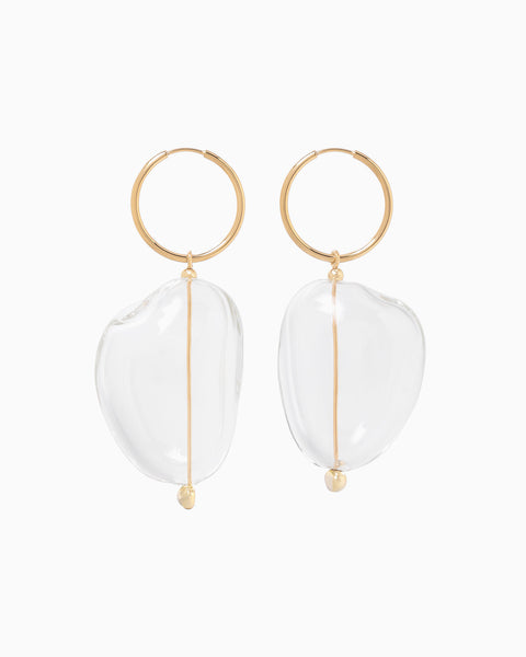 Handcrafted Glass Pierce - clear