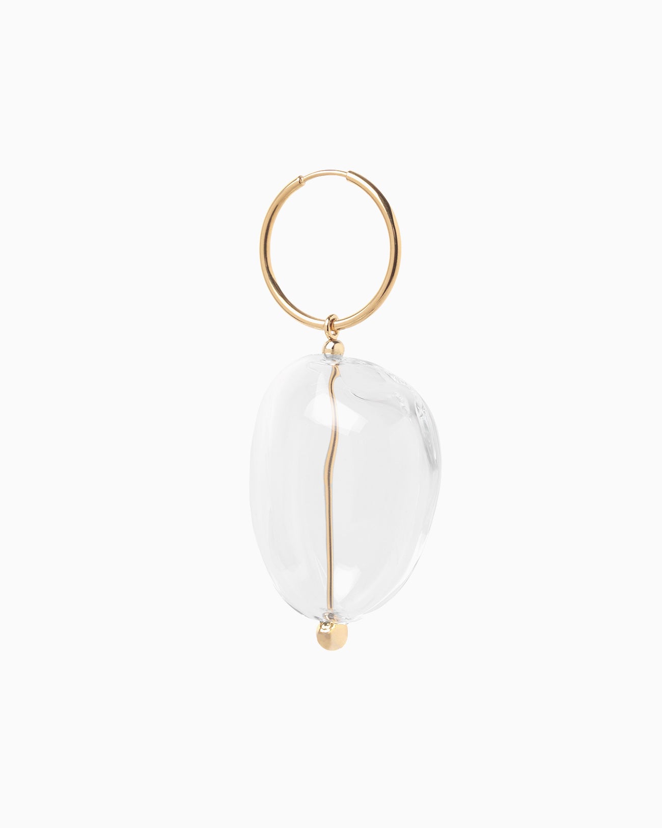 Handcrafted Glass Pierce - clear