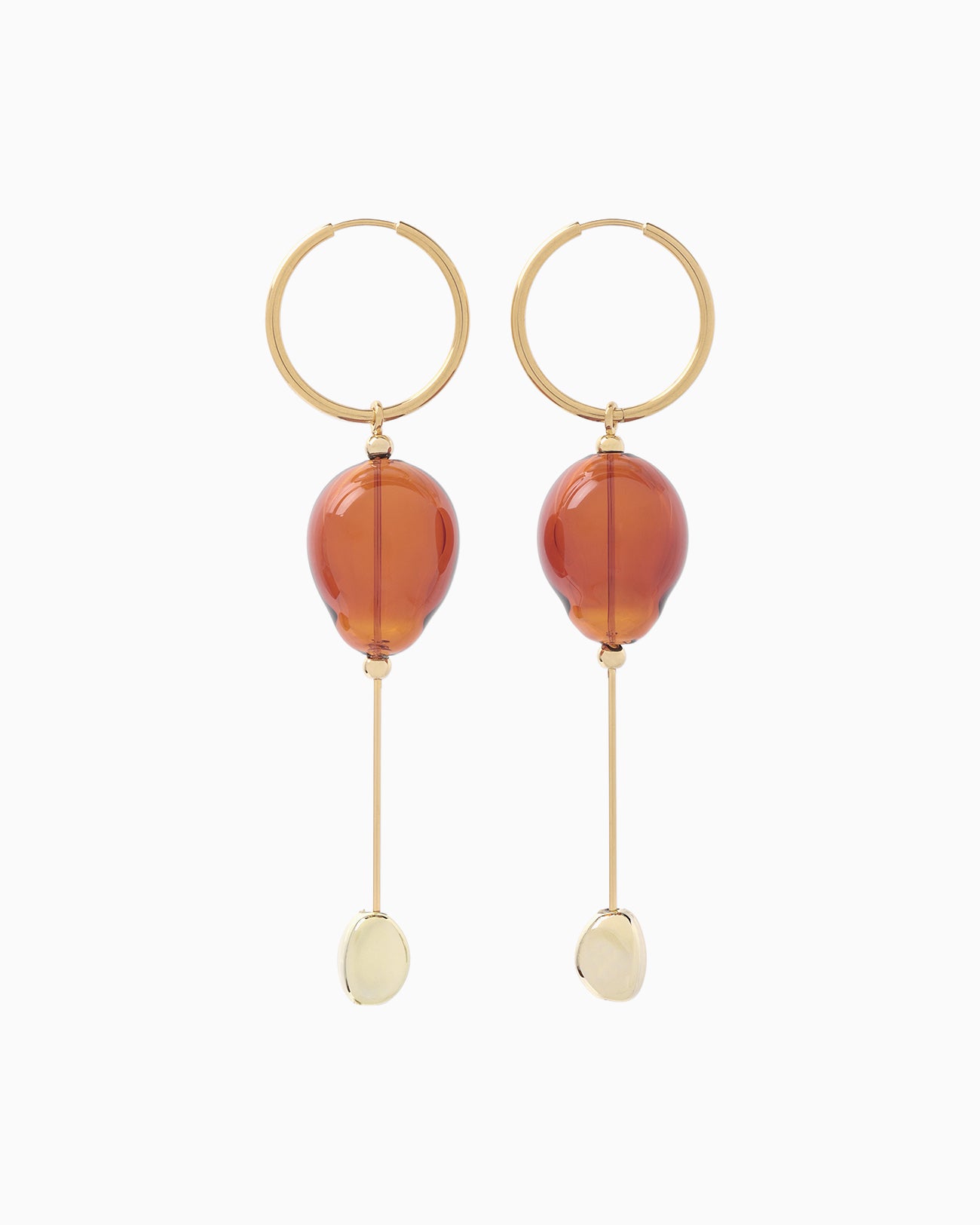 Handcrafted Glass Pierce - brown