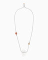 Handcrafted Glass Necklace - clear