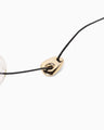 Handcrafted Glass Necklace - clear