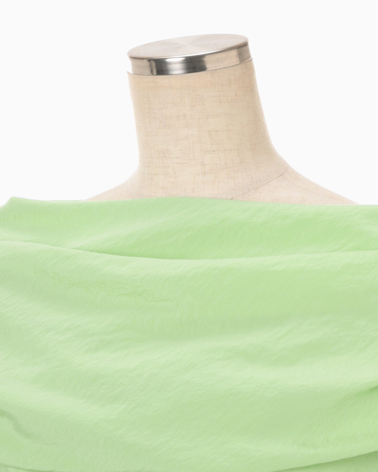 Volume Drape Wide Collar Dress - light green - Mame Kurogouchi