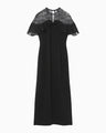 Tulle Lace Classic Dress - black
