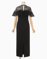 Tulle Lace Classic Dress - black