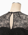 Tulle Lace Classic Dress - black