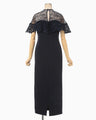 Tulle Lace Classic Dress - navy