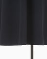 Embroidered Cuffs A-Line Dress - navy