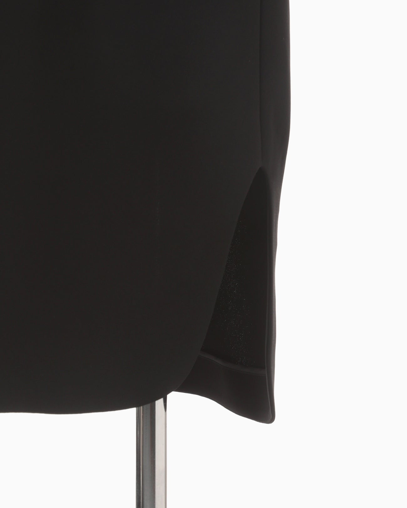 Floral Lace-Sleeve Classic Dress - black