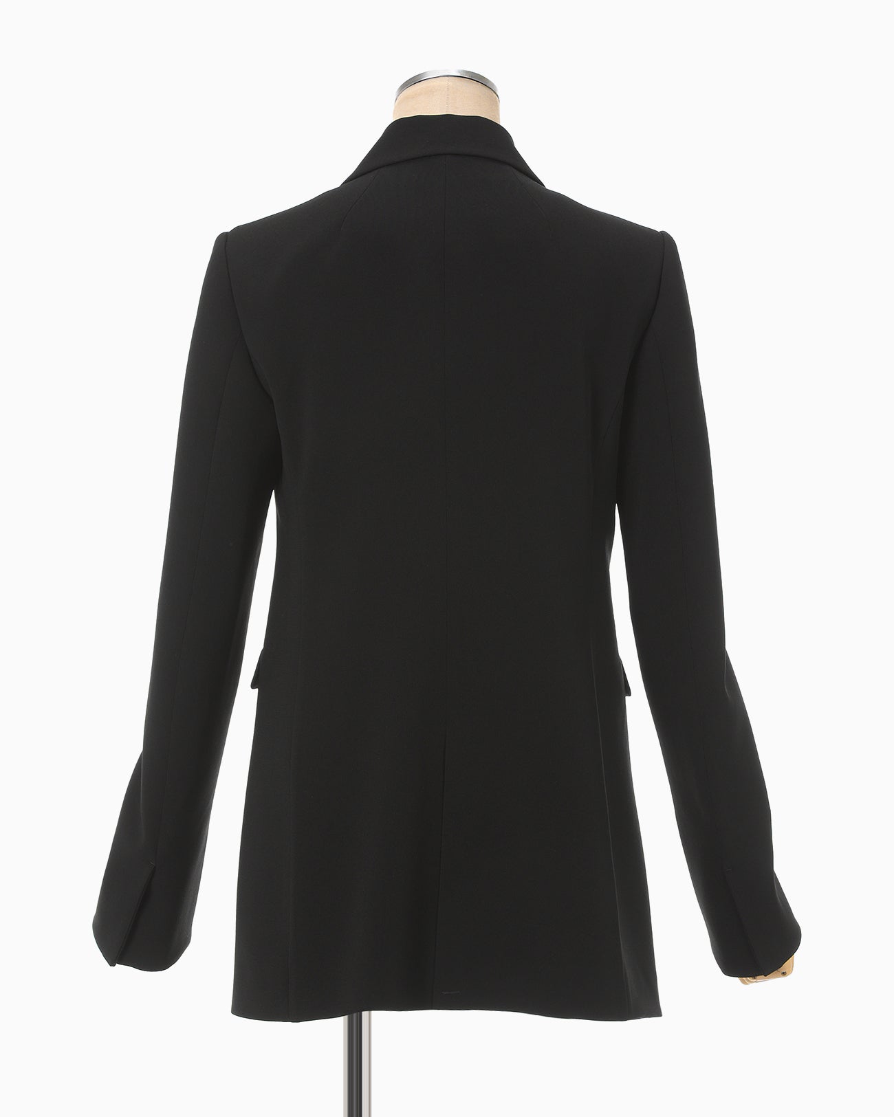 Acetate Polyester Suit Jacket - black