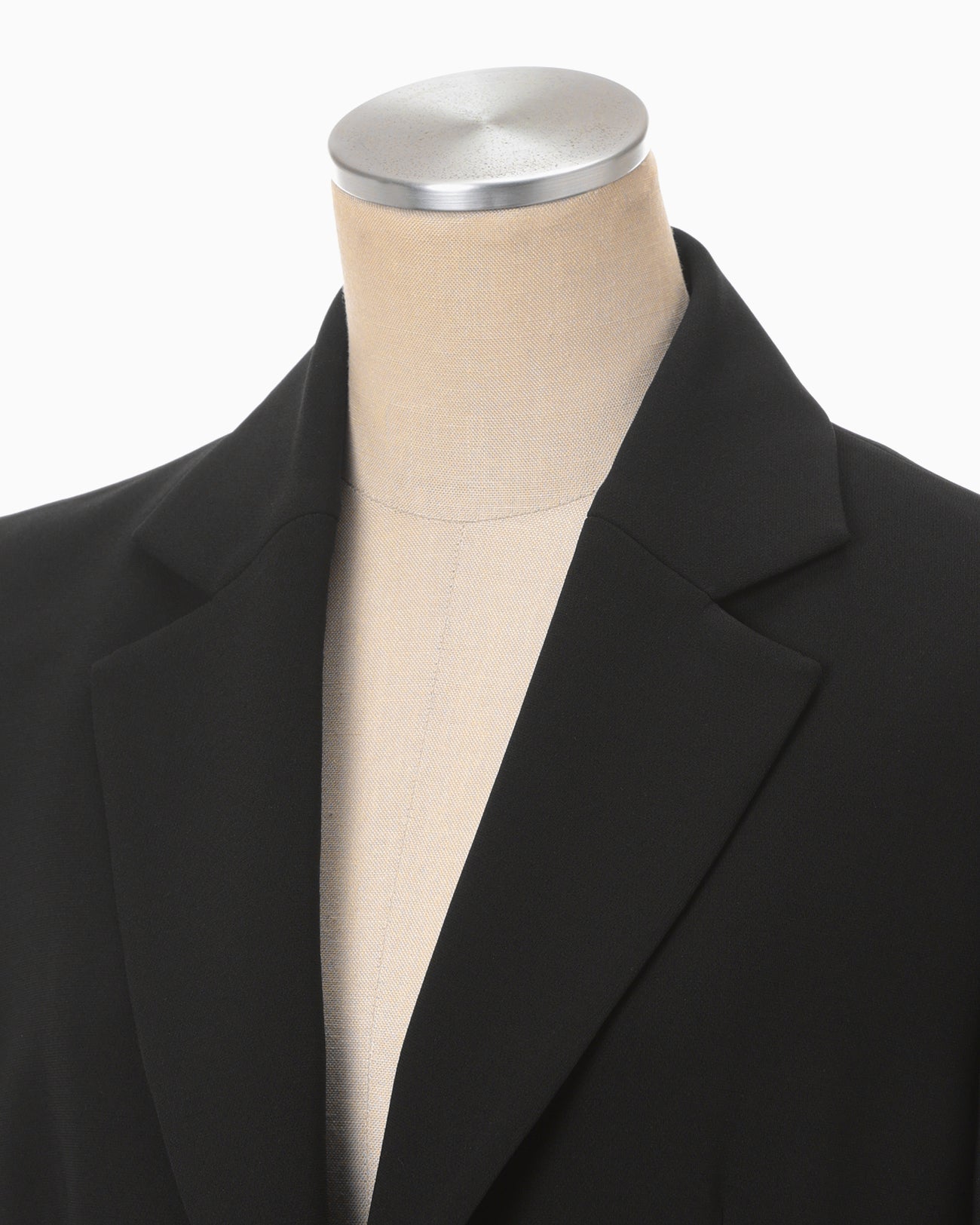 Acetate Polyester Suit Jacket - black