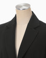 Acetate Polyester Suit Jacket - black